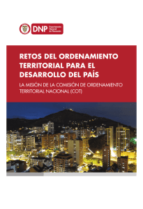 retos del ordenamiento territorial para el desarrollo del país