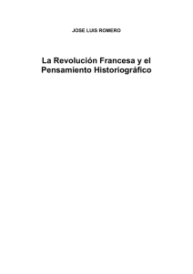 La Revolución Francesa y el Pensamiento Historiográfico