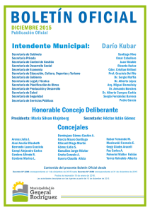 2015 - Diciembre - Municipalidad de General Rodríguez