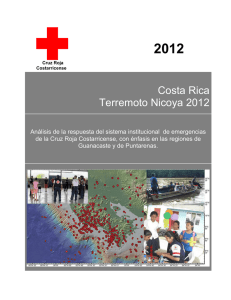 Costa Rica Terremoto Nicoya 2012
