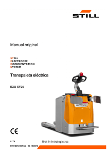 Manual original Transpaleta eléctrica