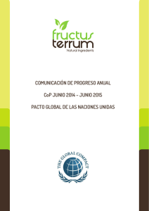 Fructus Terrum - UN Global Compact