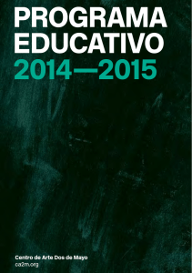 programa educativo 2014—2015