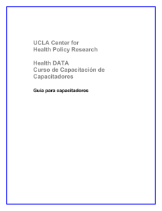 Capacitación de Capacitadores - UCLA Center for Health Policy