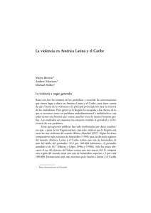 La violencia en América Latina y el Caribe
