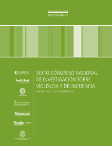 Sexto Congreso Nacional de Investigacion sobre Violencia y