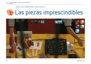 Área de Árbitros 2014 - Federación Española de Baloncesto
