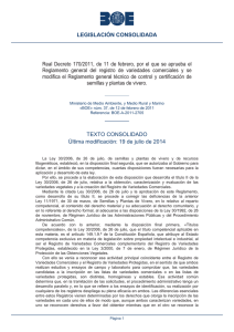 Real Decreto 170/2011, de 11 de febrero, por el que se aprueba el