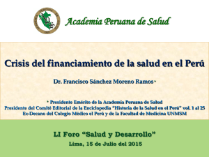 Diapositiva 1 - Academia Peruana de Salud