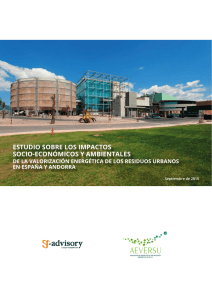 Estudio de la valorización energética en España y Andorra