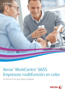 Folleto de Xerox WorkCentre 6655