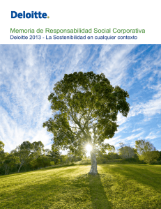 Memoria de Responsabilidad Social Corporativa