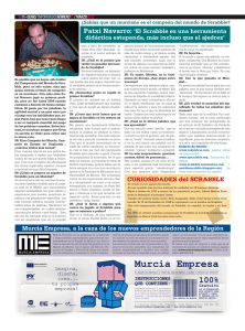 Entrevista a Patxi Navarro en la revista universitaria INFORMADOS