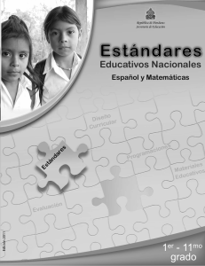 Estándares Educativos Nacionales: Español y Matemáticas de