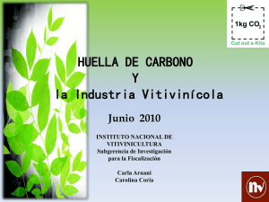 Huella de Carbono - Instituto Nacional de Vitivinicultura