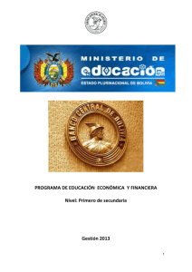Programa de Educación Económica y Financiera
