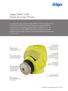 Información de producto: Dräger PARAT ® 4700