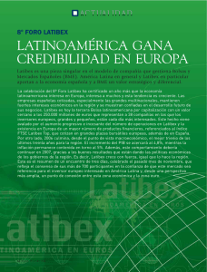 latinoamérica gana credibilidad en europa