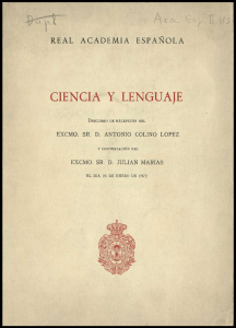 ciencia y lenguaje - Real Academia Española