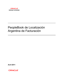 PeopleBook de Localización Argentina de Facturación
