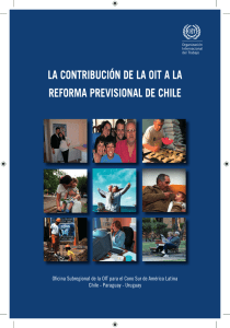 la contribución de la oit a la reforma previsional de chile
