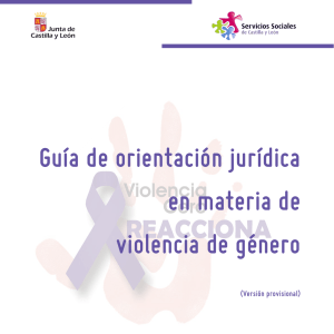 Guía de orientación jurídica en materia de violencia de género