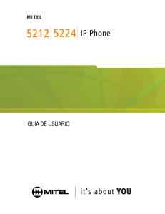 5212/5224 IP Phone Guía de Usuario