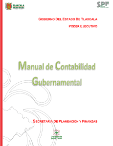 Manual de Contabilidad - Secretaría de Planeación y Finanzas