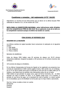 Cuestiones Técnicas CNA Waterpolo 2010-2011