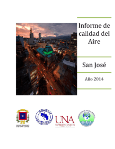Informe de calidad del aire de San José 2014