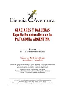 Expedición naturalista en la PATAGONIA ARGENTINA