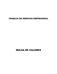 BOLSA DE VALORES