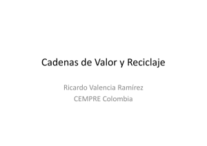 Cadenas de Valor y Reciclaje - Asociacion de Recicladores Bogota