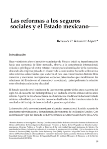 Las reformas a los seguros sociales y el Estado mexicano