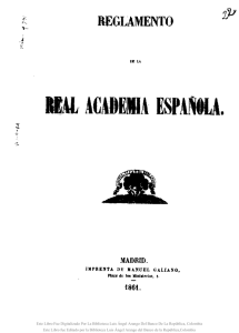 Reglamento de la Real Academia Española.