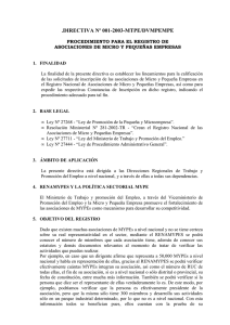 directiva nº 001-2003-mtpe/dvmpempe