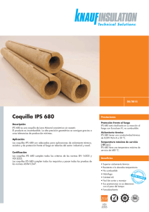 Coquilla IPS 680 - Knauf Insulation
