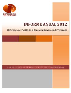 informe anual 2012 - Transparencia Venezuela