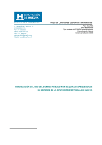 Pliego de Condiciones Economícas-Administrativas