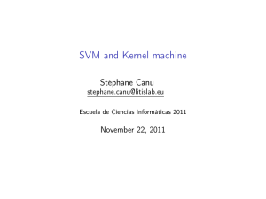 SVM and Kernel machine