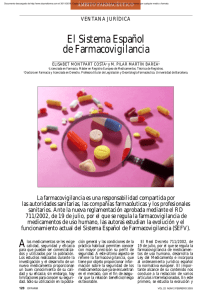 El Sistema Español de Farmacovigilancia
