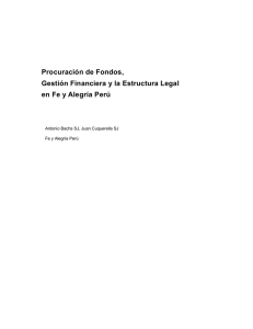 Procuración de Fondos, Gestión Financiera y Legal en FyA Perú
