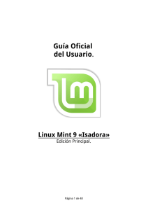 Instalación de Linux Mint.