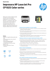 Impresora HP LaserJet Pro CP1025 Color series