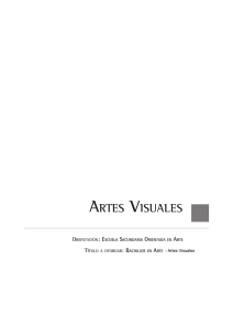 Artes VisuAles - Dirección General de Cultura y Educación