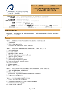 guía docente curso: 2007/08 - Universidad de Las Palmas de Gran