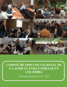 comité de impulso nacional de la agricultura familiar en colombia
