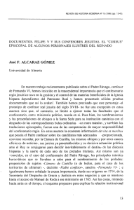 Documentos: Felipe V y sus confesores jesuitas