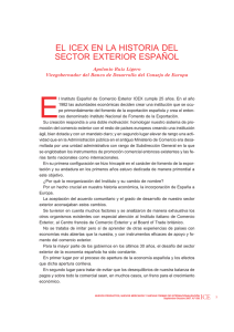 Presentación. El ICEX en la historia del sector exterior español