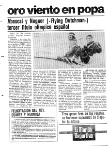 Abascal y Noguor (Flying Dütchman») H lércer